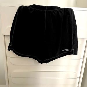 Saucony Run Dry Lux Running Shorts Black Athletic Activewear, Men’s Size Small